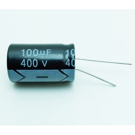 Condensateur 100mf 400volts 105°c