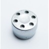 Bouton de potentiomètre axe 4mm argent