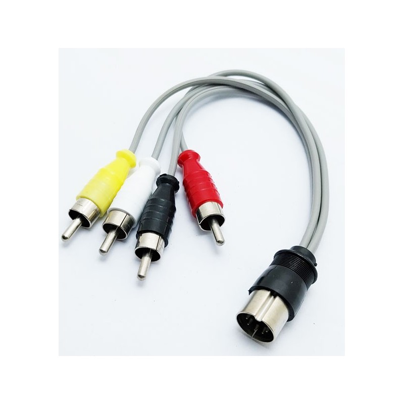 Adaptateur din 5 broches - rec mâle