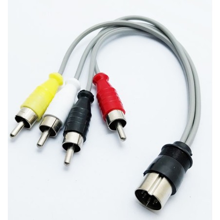 Adaptateur din 5 broches - rec mâle