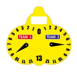 Compteur de score Pétanque avec emplacement numéro terrain