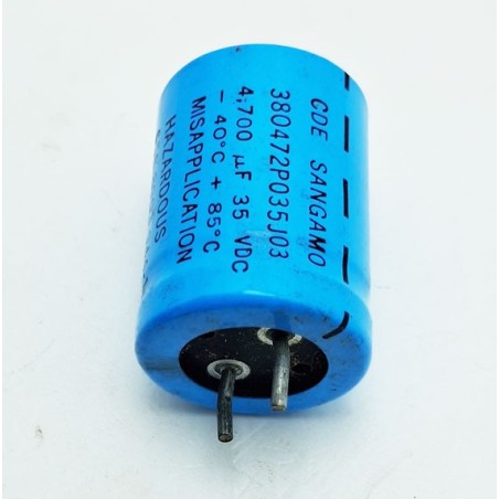 Condensateur 4700mf 63volts