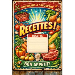 Panneau style émaillée pour la cuisine