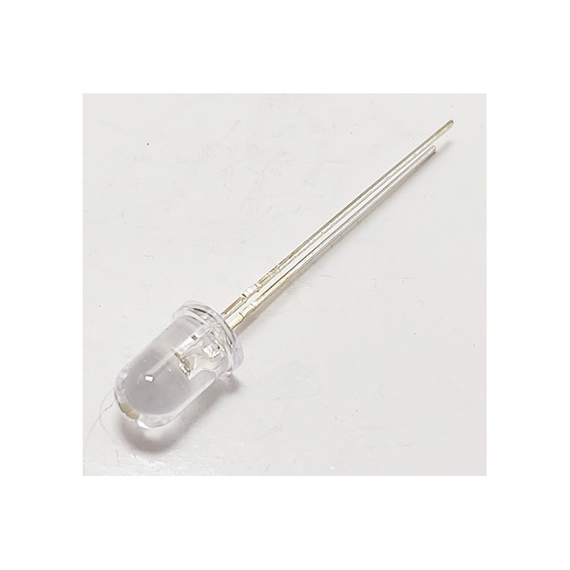 led transparente blanche