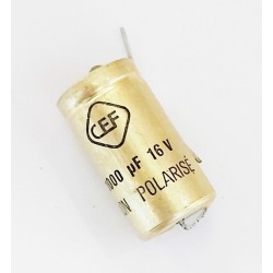 Condensateur 1000mf 16volts non polarisé